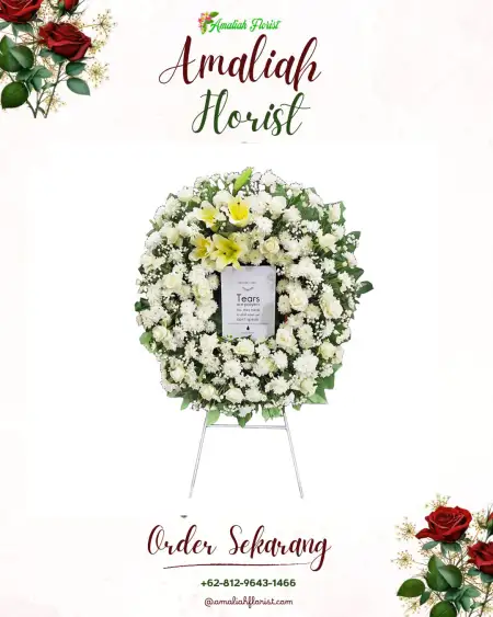 Krans Bunga Duka Ciakar